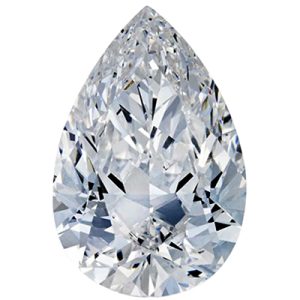 Lab Pear Diamond #10000129